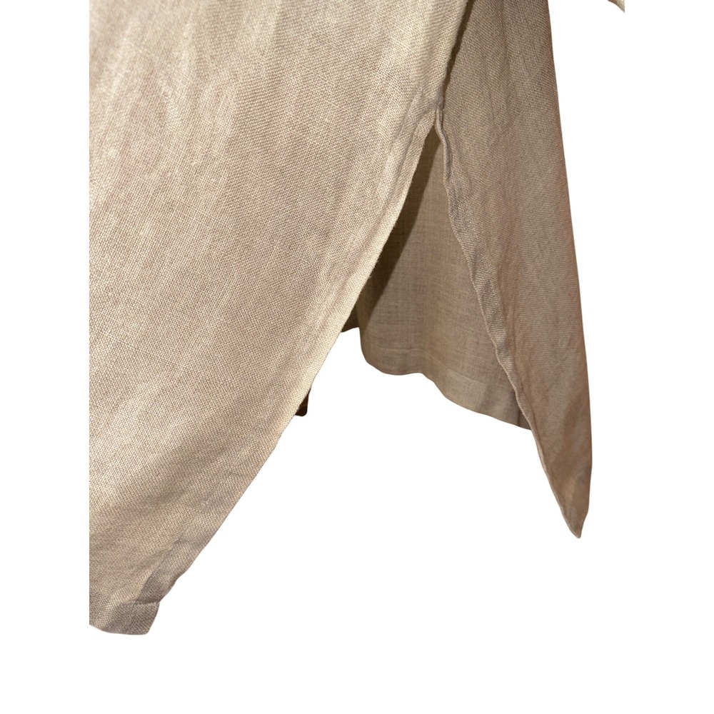 Jacque & Koko Women's 26-28 Linen Tunic Boho Minimalist Coastal Lagenlook Beachy - Picture 6 of 10